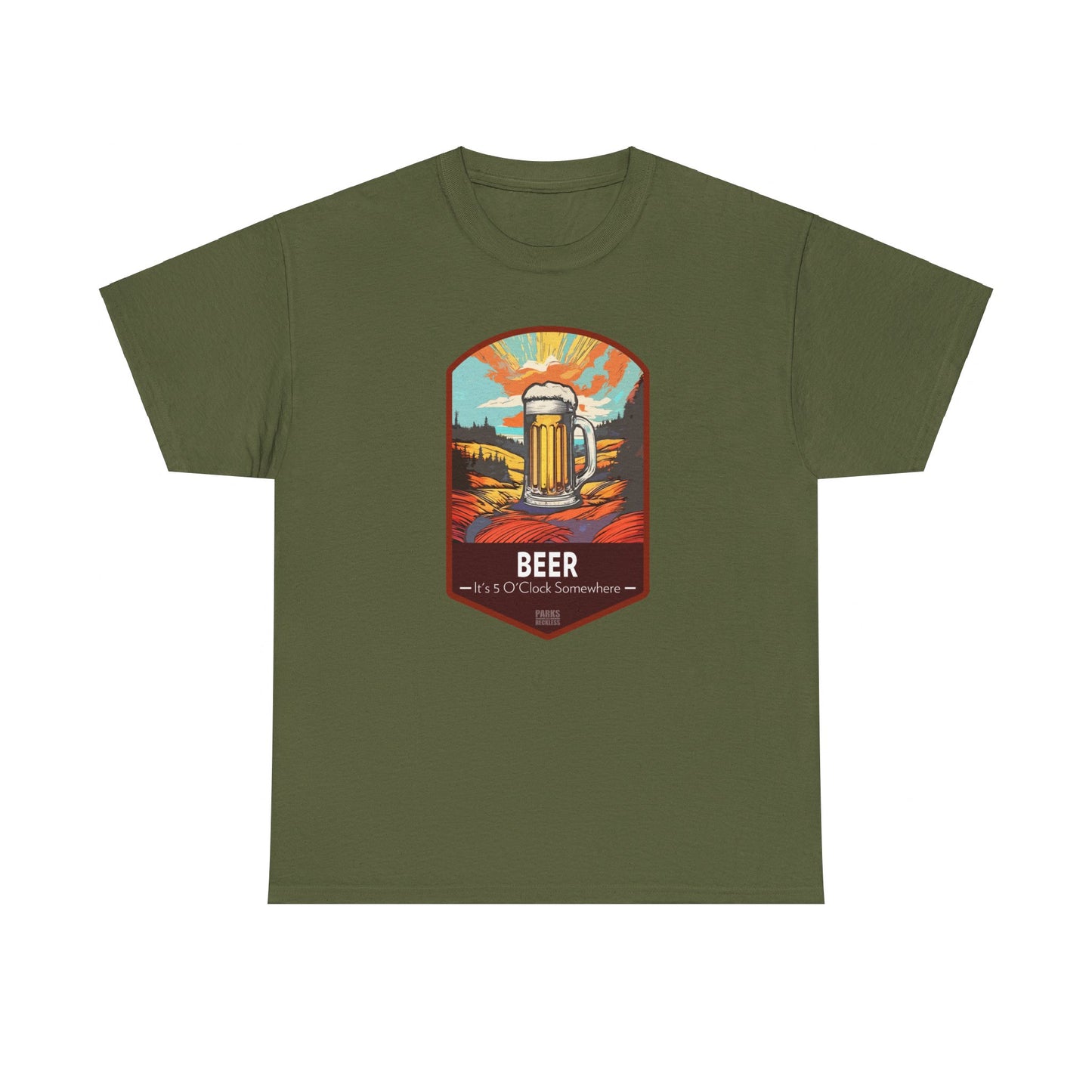 Beer - It's 5 O'Clock Somewhere (National Park T-Shirt)