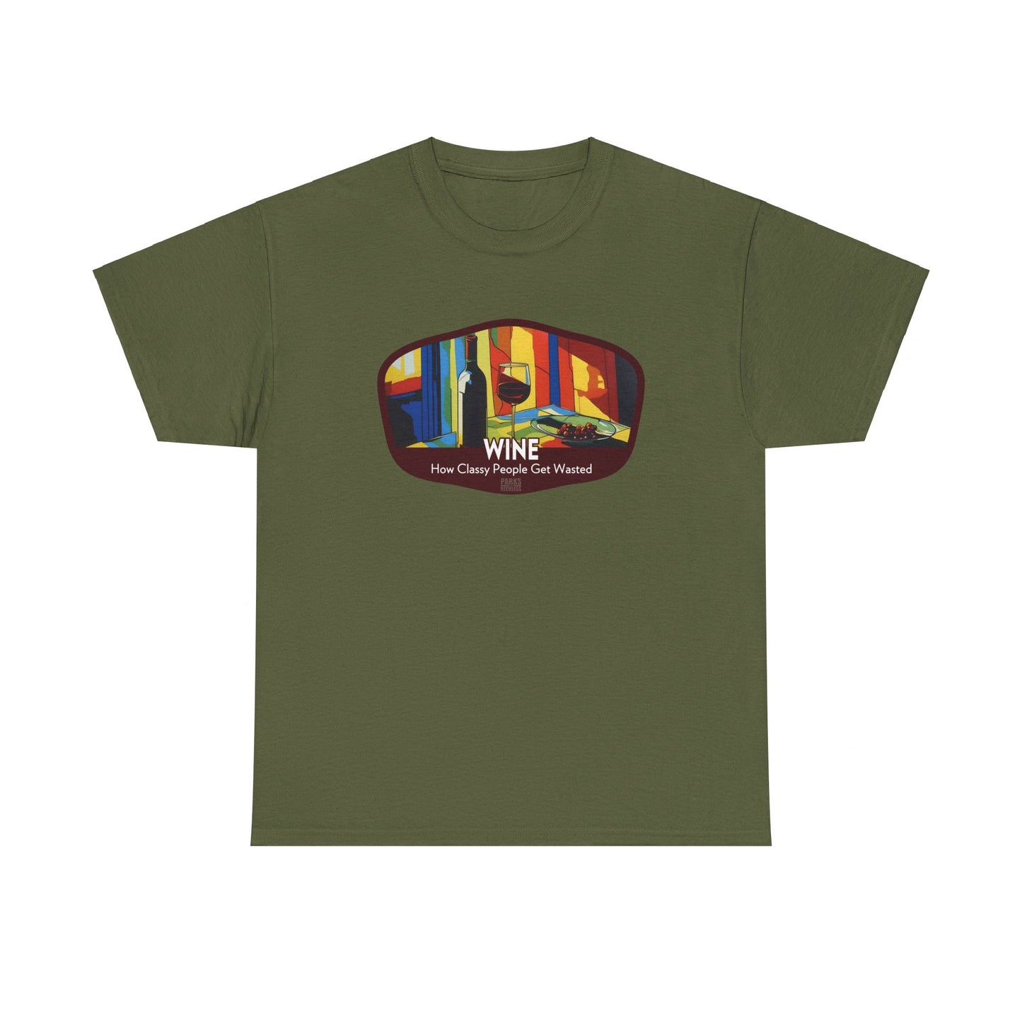 Wine - How Classy People Get Wasted (National Park T-Shirt)